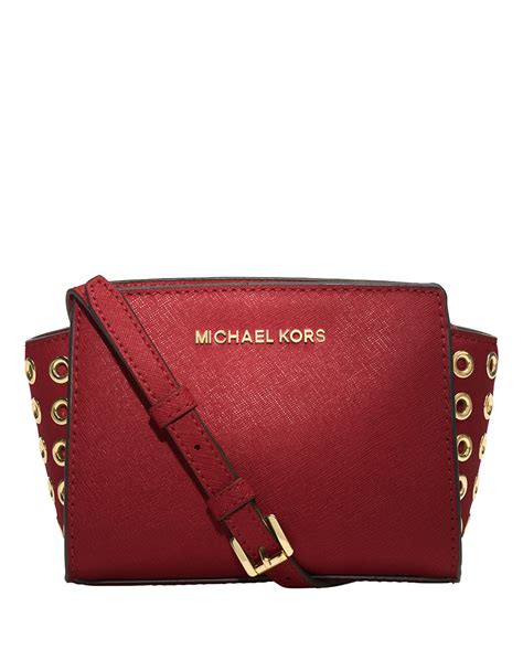 michael kors selma grommet messenger bag|Michael Kors selma crossbody.